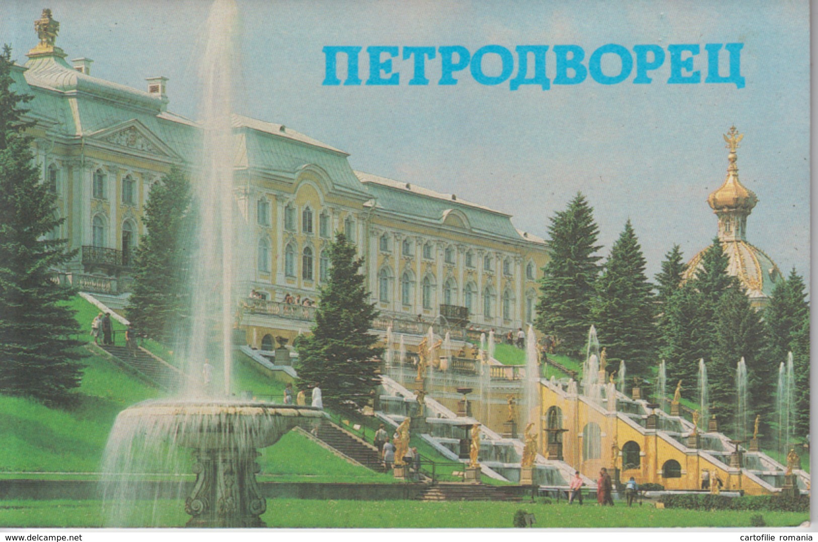 Russia - Petrodvorets Castle - Illustrated Album - 34 Pages - Langues Slaves