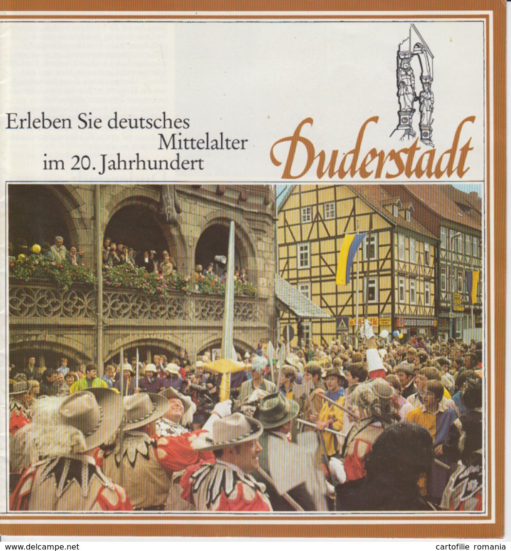 Germany - Duderstadt - 11 Pages - Illustrated Edition, Tourist Brochure Brochure Touristique - Baja Sajonía