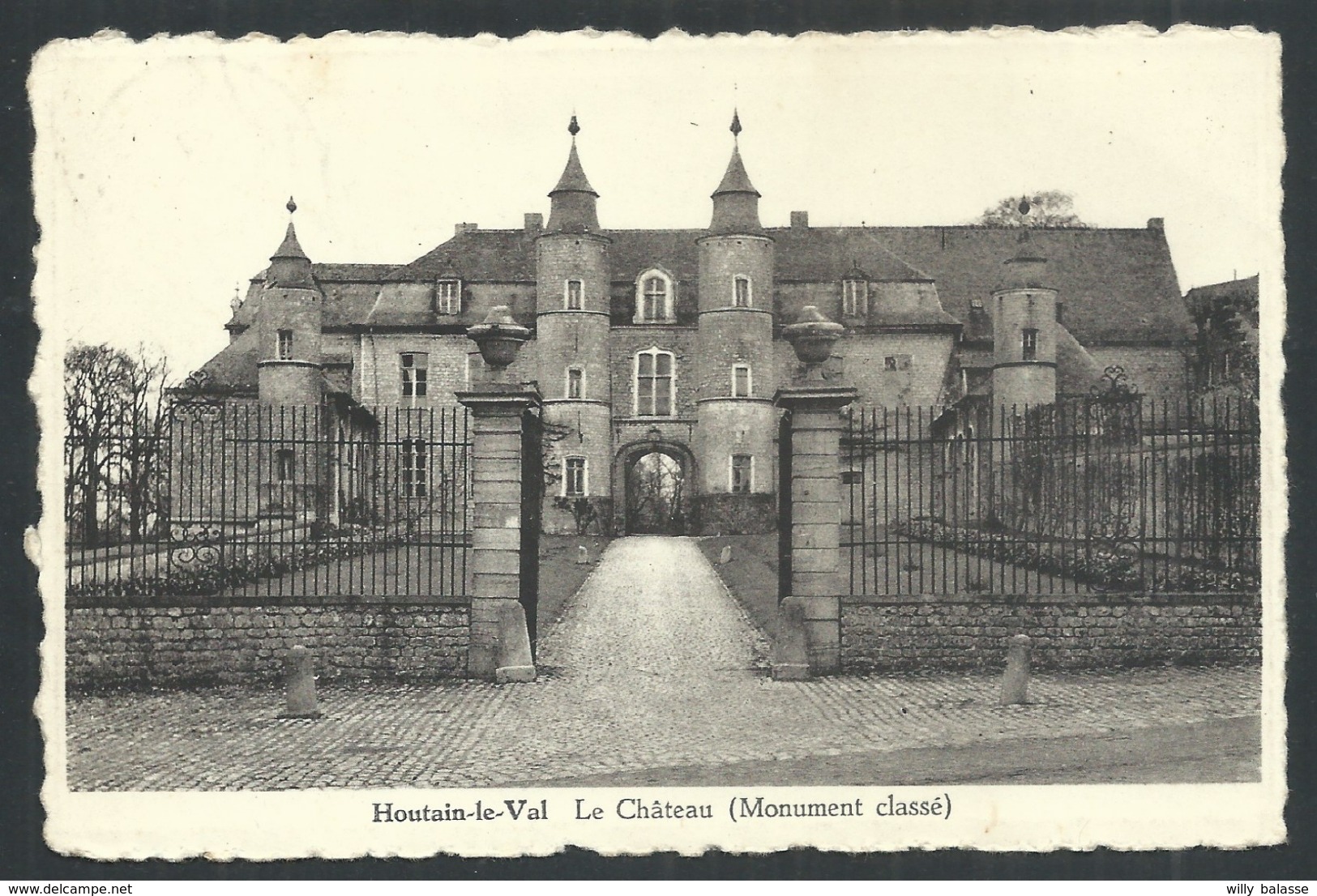 1.1 CPA - HOUTAIN LE VAL - Genappe - Le Château - Cachet Relais   // - Genappe