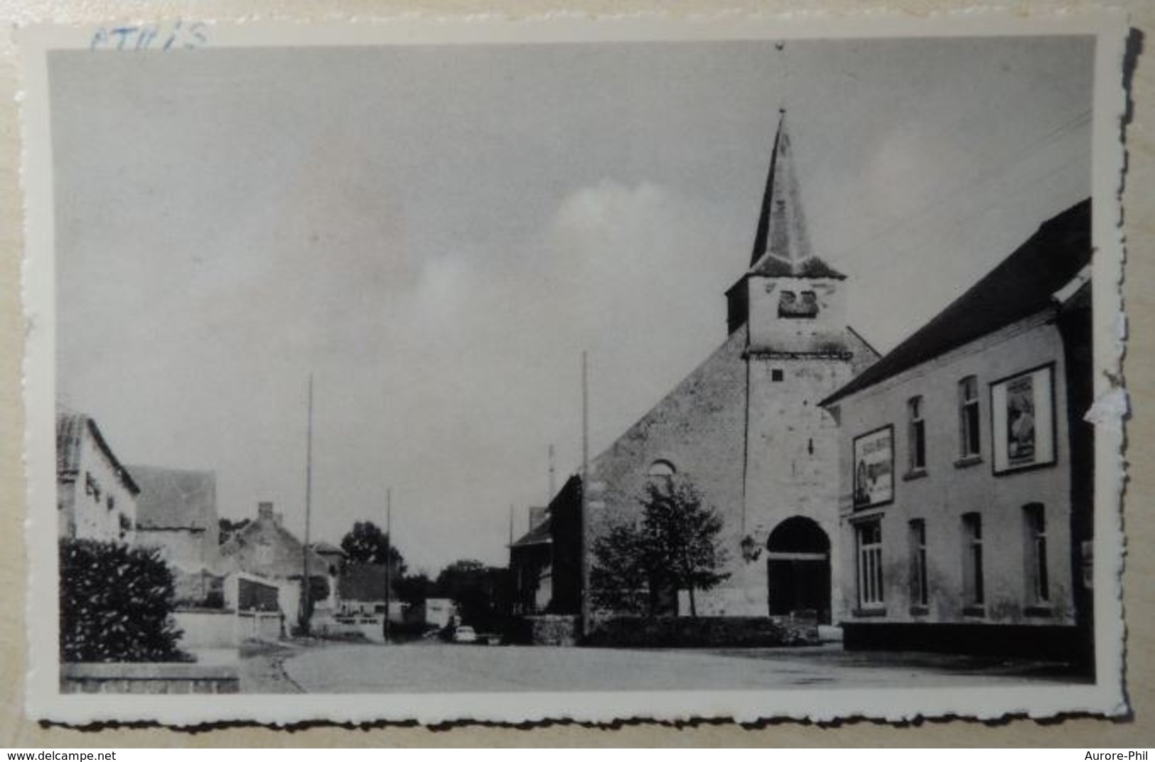 Athis La Place L'Eglise Magasin Soubry - Honnelles