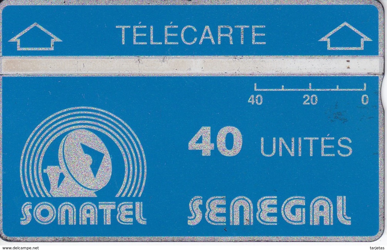 TARJETA DE SENEGAL DE 40 UNITES DE SONATEL - Sénégal