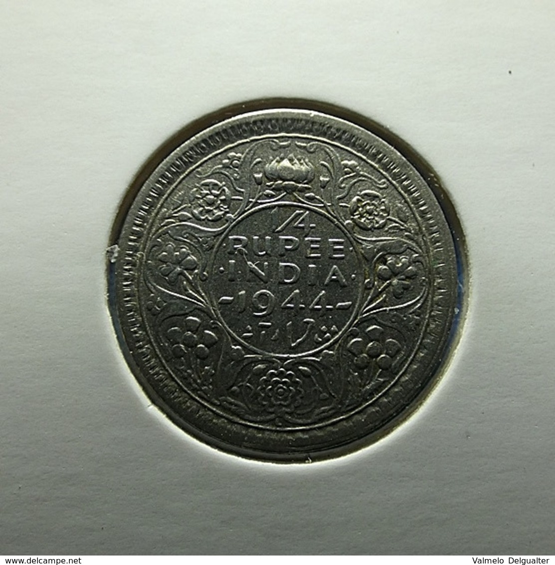 British India 1/4 Rupee 1944 Silver - Colonies