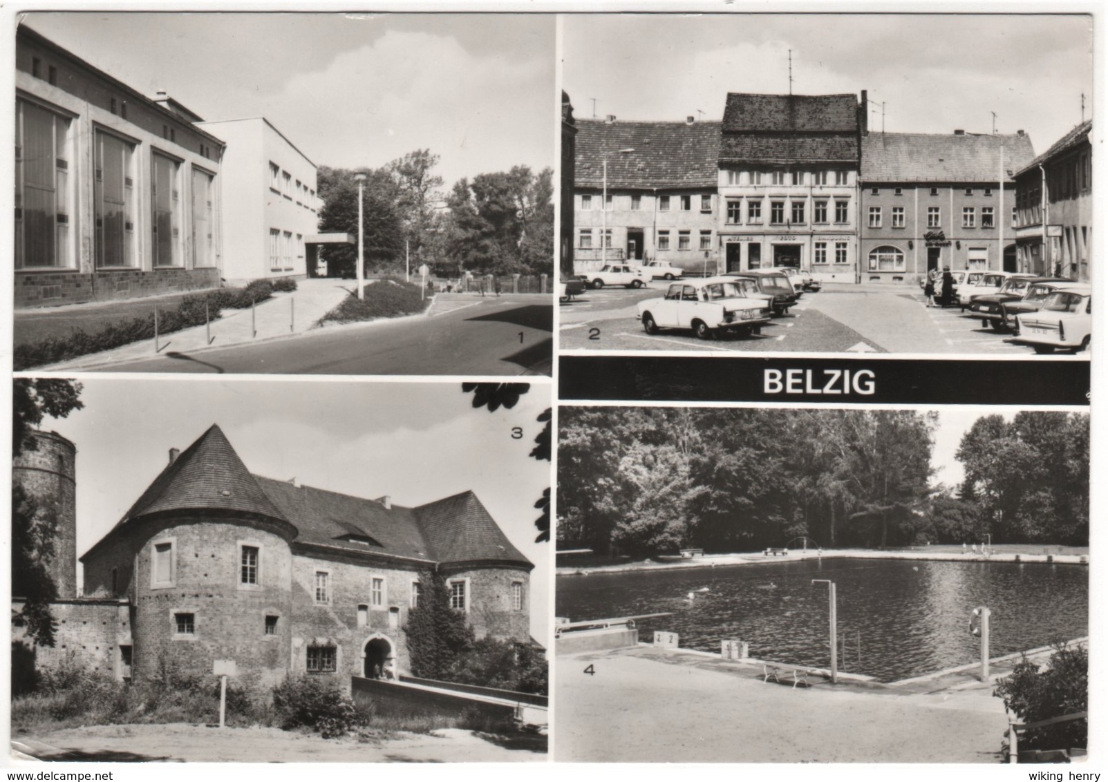 Bad Belzig - S/w Mehrbildkarte 3 - Belzig
