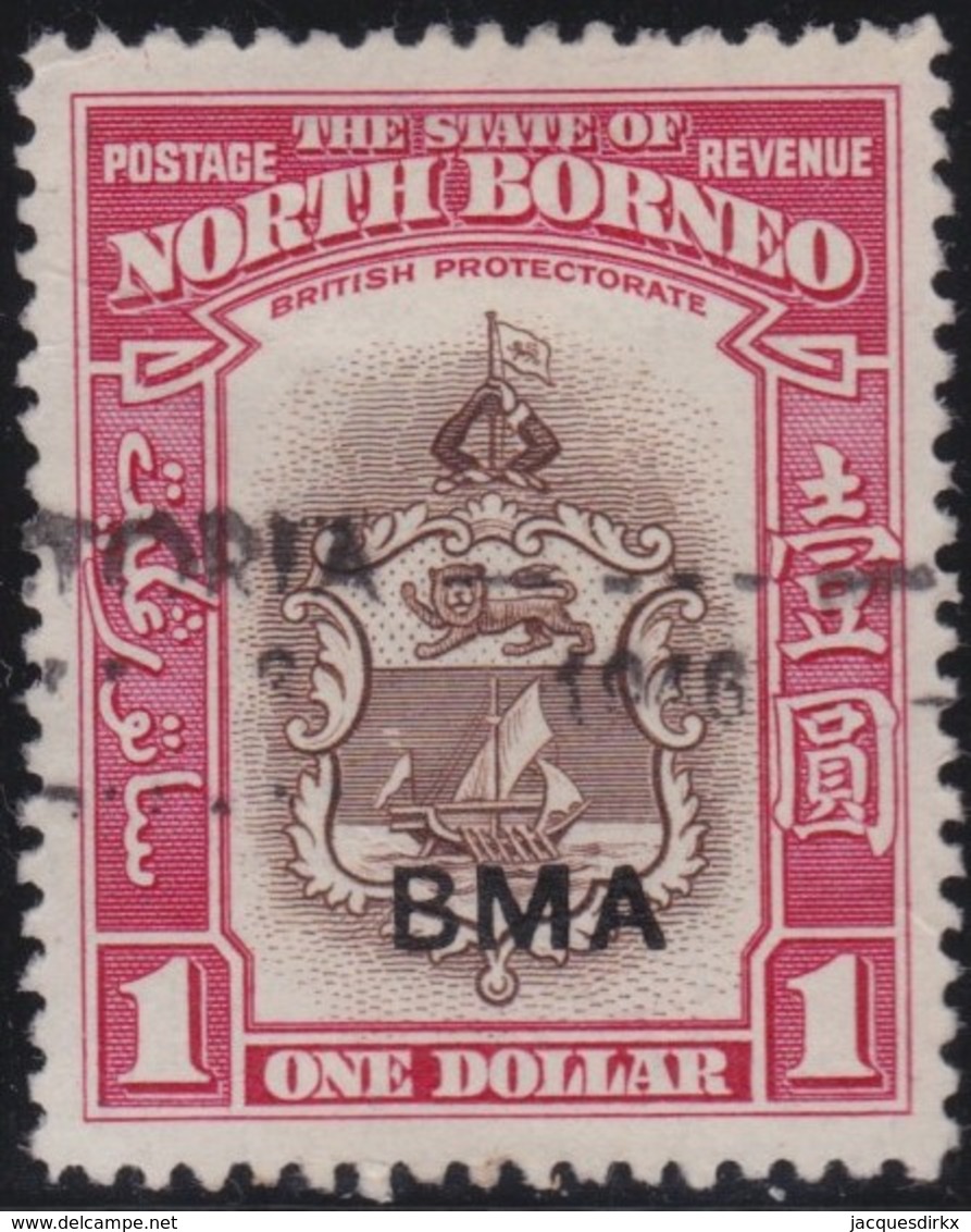 North Borneo       .    SG   .    332         .     O   .   Cancelled .   /   .   Gebruikt - North Borneo (...-1963)