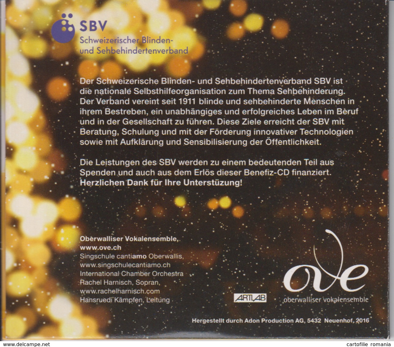 Christmas Carols German Language, Fest Der Liebe, Adon Production, Neuenhof 2016, Unused - Kerstmuziek