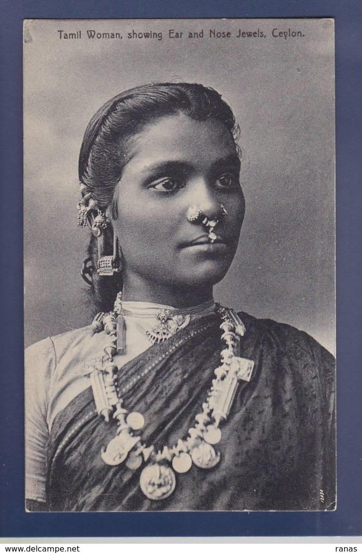 CPA Ceylon Ceylan Sri Lanka Femme Girl Women Non Circulé - Sri Lanka (Ceylon)