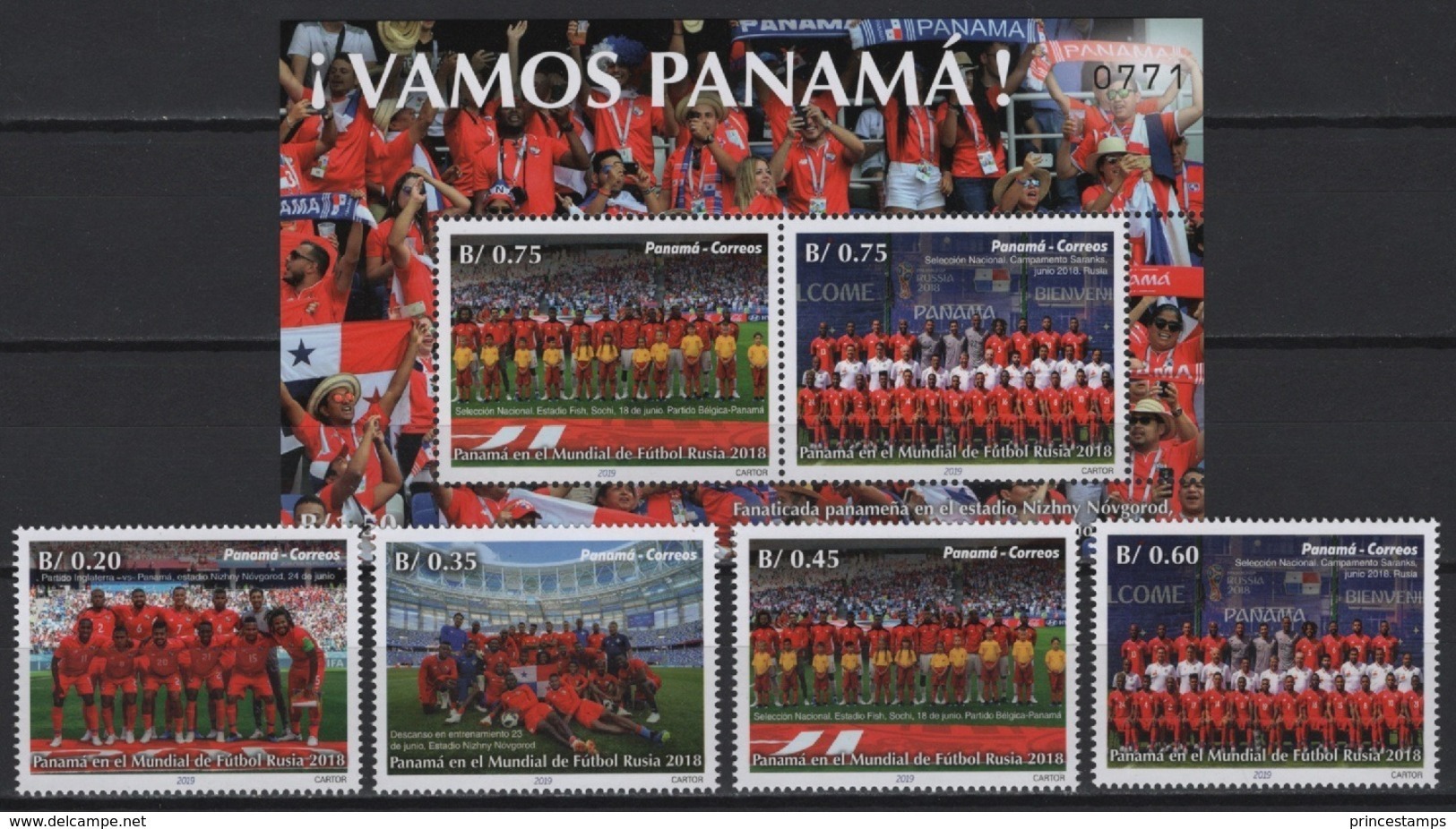 Panama (2019) - Set + Block -  /  World Cup Russia 2018 - Soccer - Football - Calcio - Fussball - 2018 – Rusia