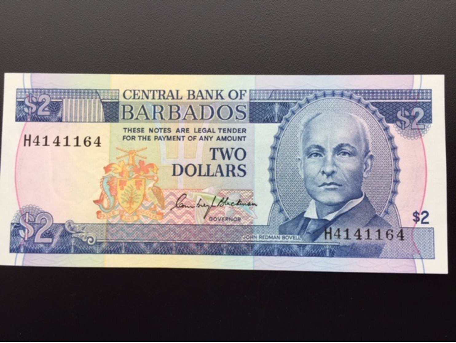 BARBADOS 2 DOLLARS 2013 UNC - Barbados (Barbuda)