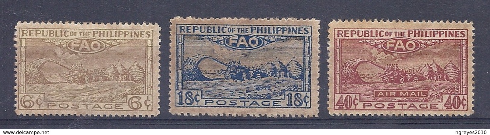 190032143  FILIPINAS   YVERT   Nº 341/3  **/MNH - Filipinas