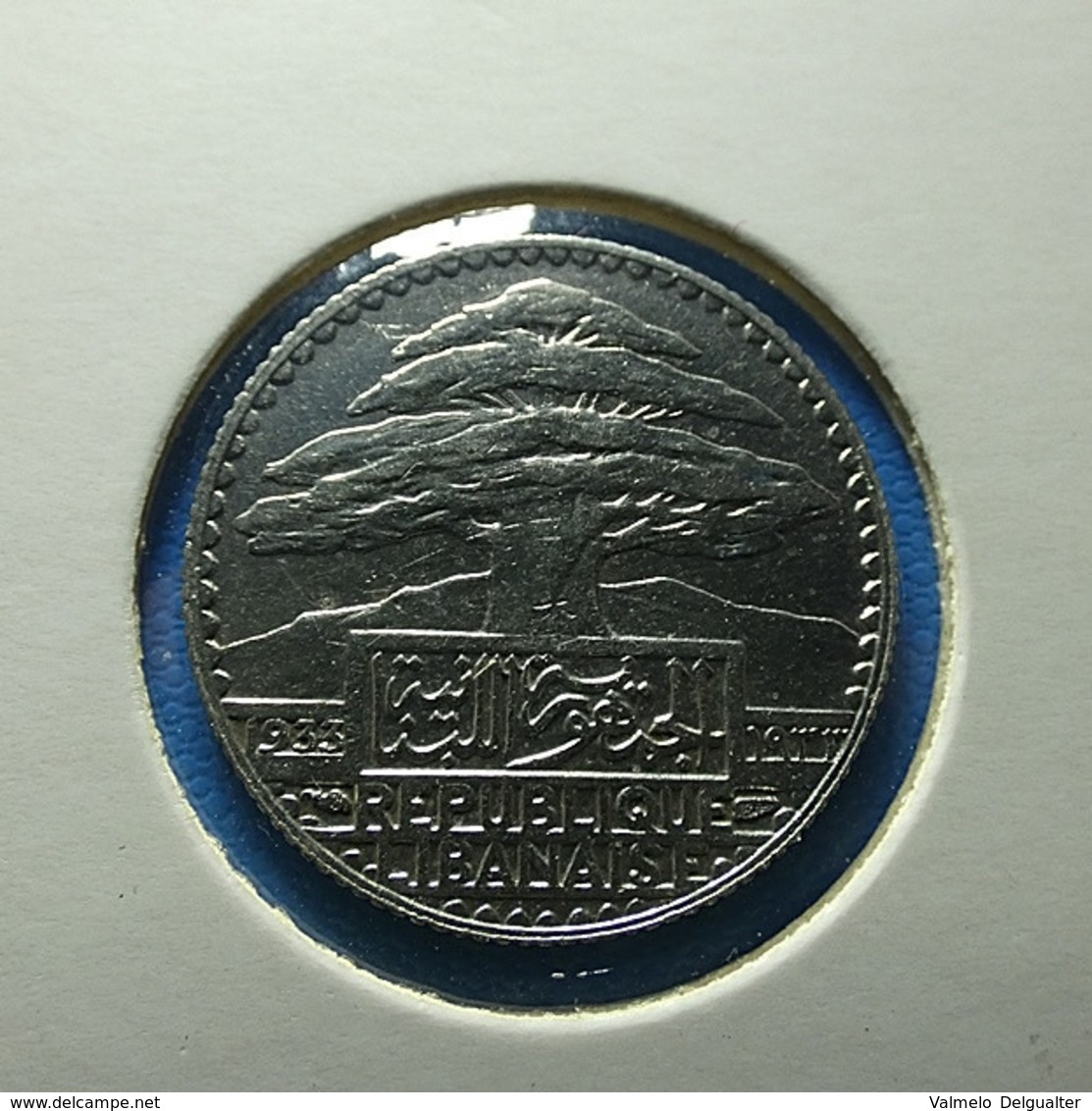 Lebanon 25 Piastres 1933 Silver - Líbano