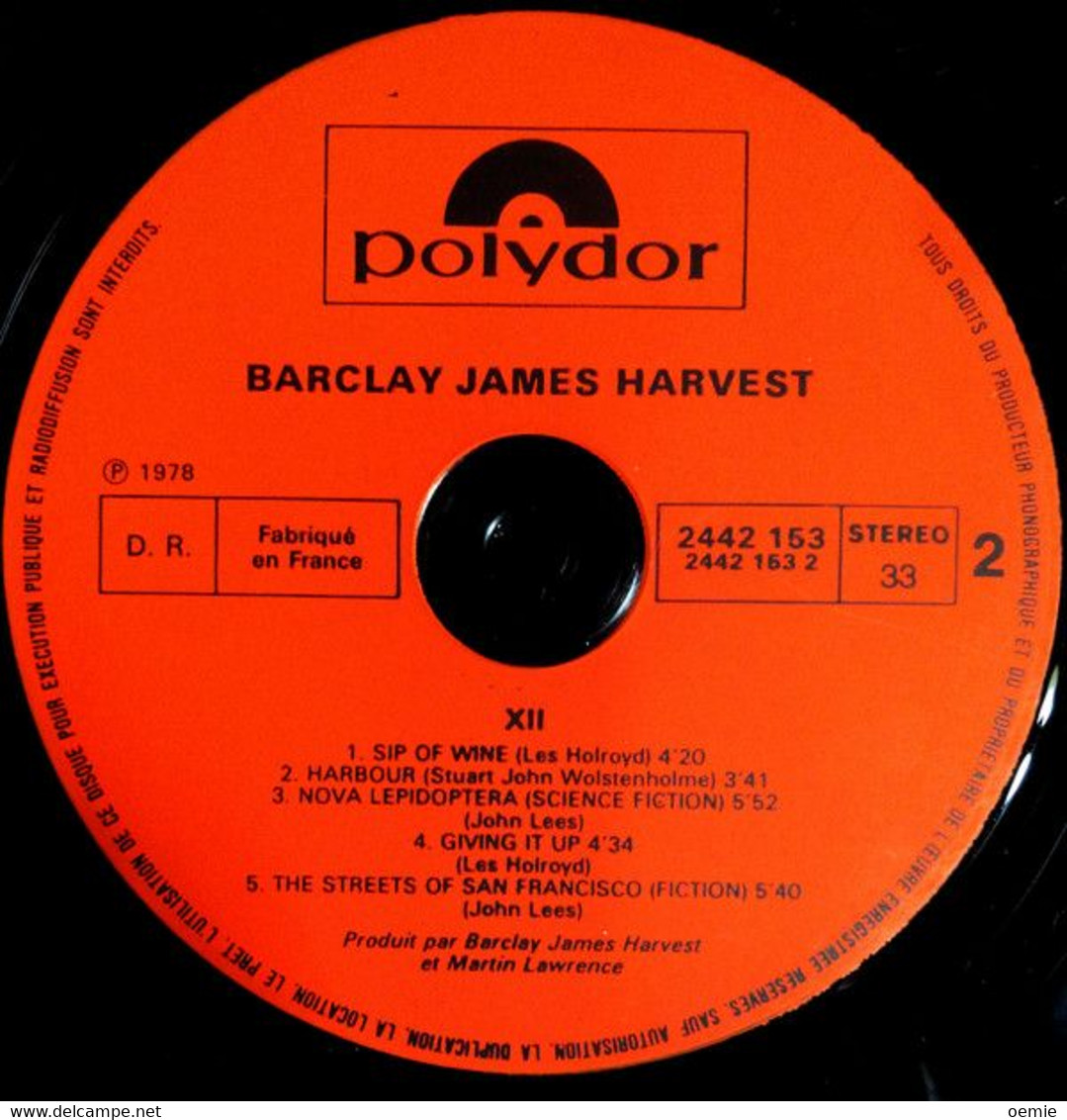 BARCLAY  JAMES  HARVEST    °  XII - Rock