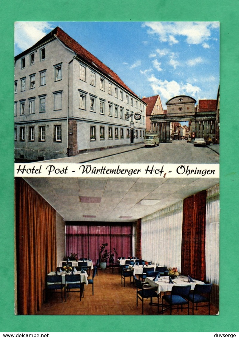 Allemagne Deutschland  Bade Wurtemberg  Ohringen Hotel Post Wurtemberger Hof - Oehringen