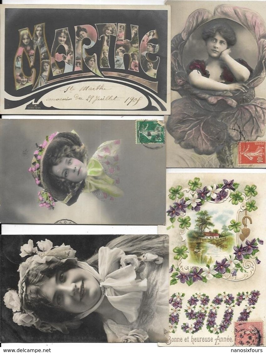 LOT DE 500 CARTES FANTAISIES DIVERS. A VOIR BEAU - 500 Postcards Min.