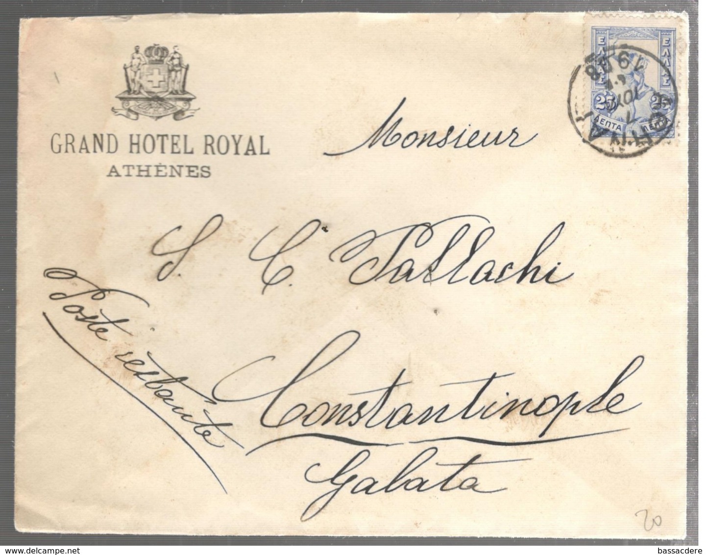 23859 - BRITISH P.O. CONSTANTINOPLE - Storia Postale