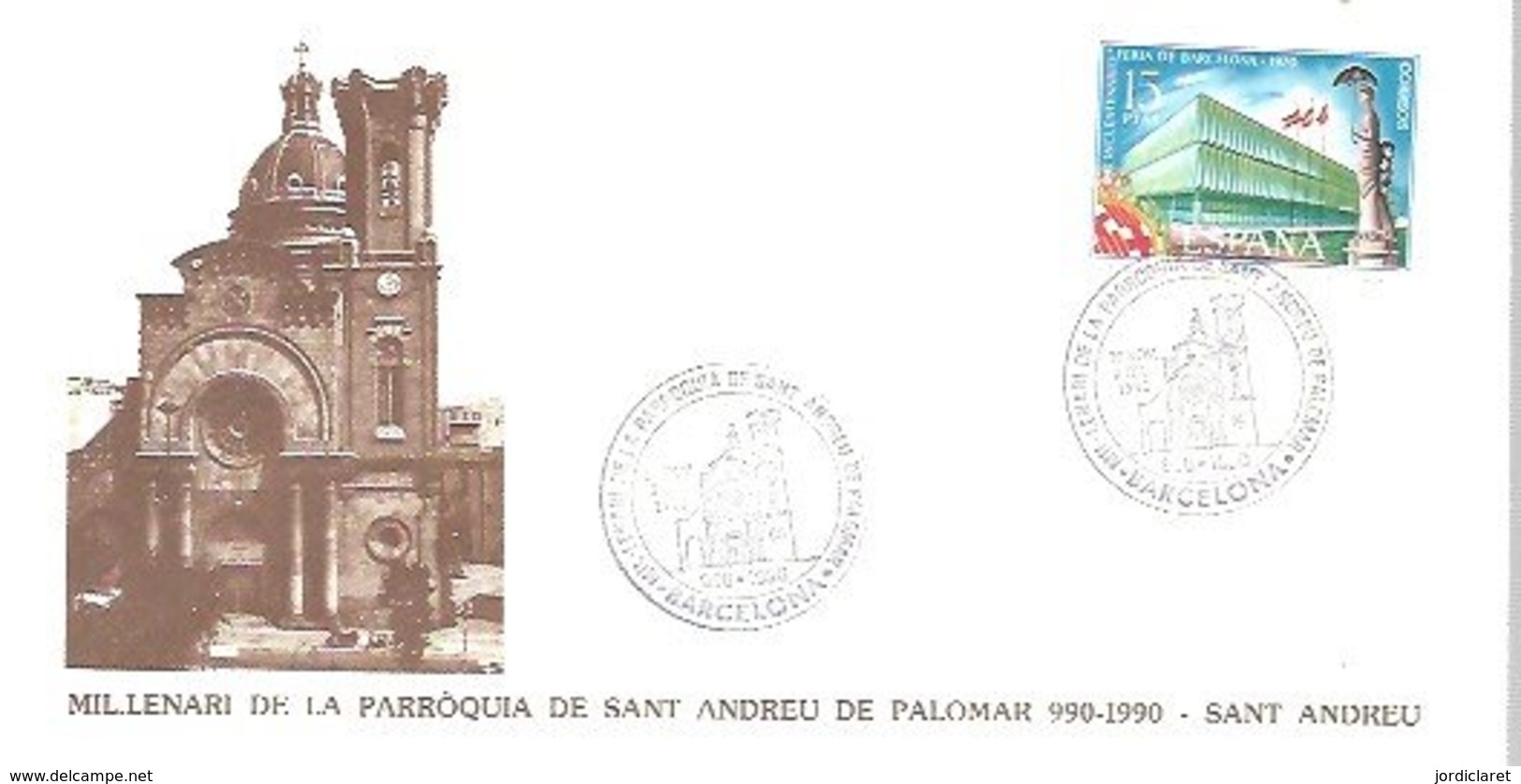 MATASELLOS 1990  BARCELONA - Cartas & Documentos