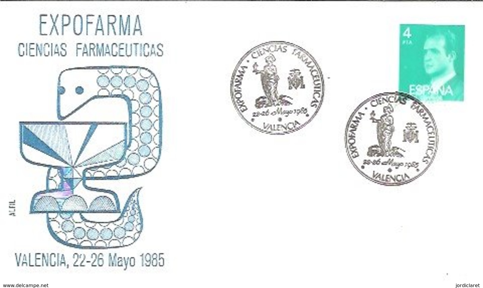 MATASELLOS 1985  VALENCIA - Cartas & Documentos