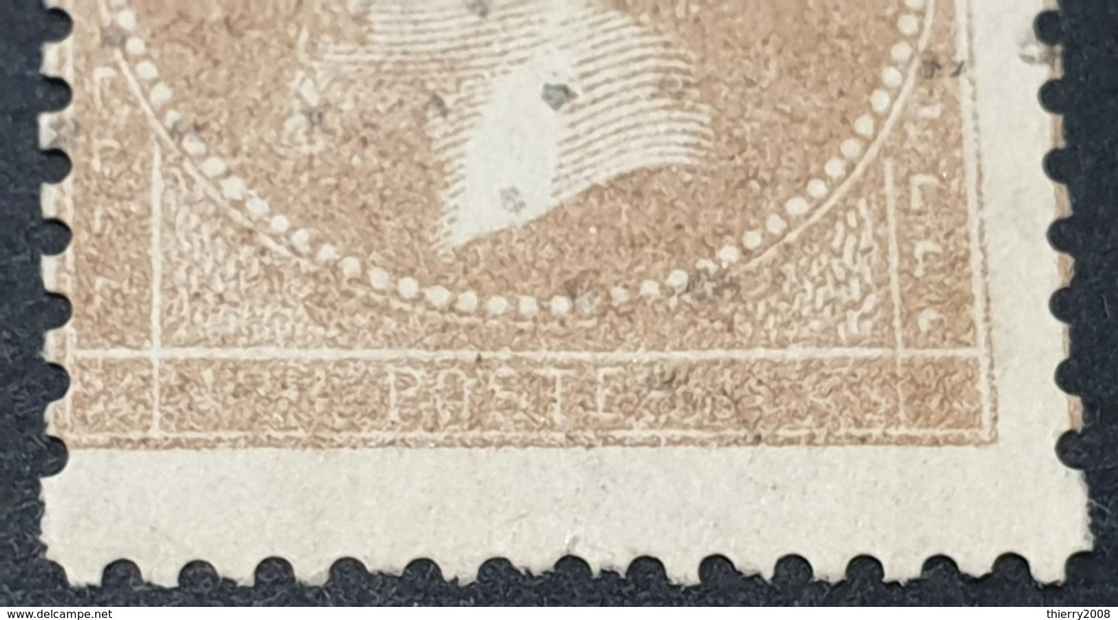 Napoléon III  N° 21 (Variété, Piquage Et Impression Du Bas)  Avec Oblitération Etoile 24  TB - 1862 Napoléon III.