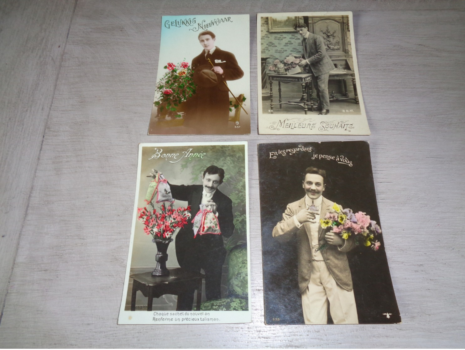 Beau Lot De 60 Cartes Postales De Fantaisie  Hommes  Homme   Mooi Lot 60 Postkaarten Van Fantasie Mannen Man -  60 Scans - 5 - 99 Cartes