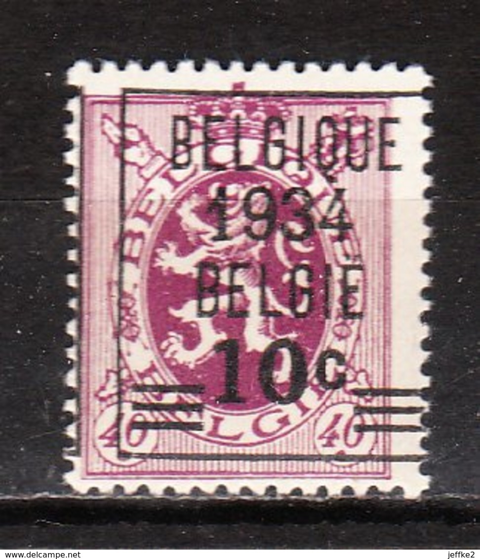 376**  Lion Héraldique Avec Préoblitération - Bonne Valeur - MNH** - COB 95 - Vendu à 10% Du COB!!!! - Neufs