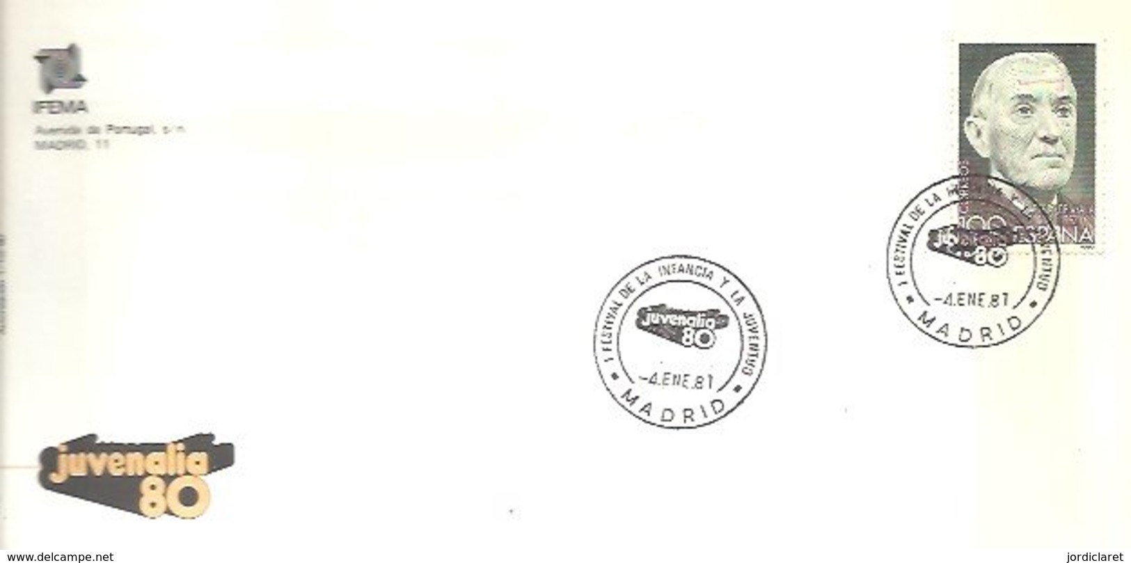 MATASELLOS 1981  MADRID - Cartas & Documentos