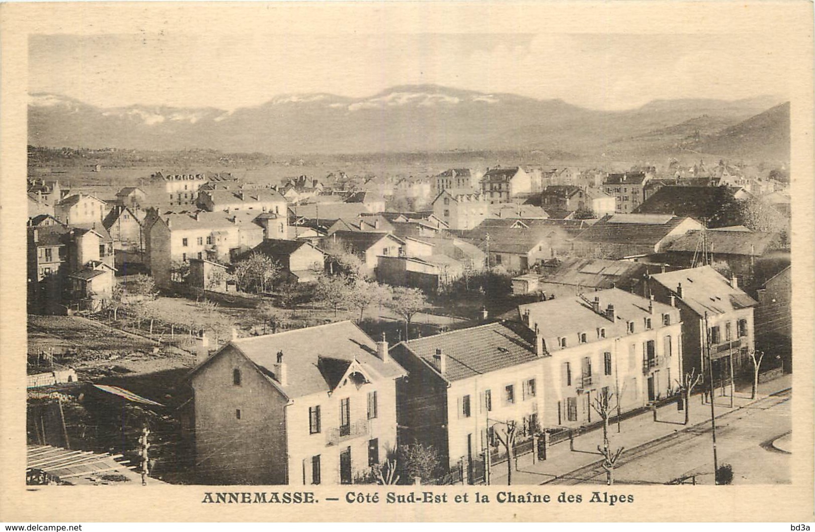 74 - ANNEMASSE - COTE SUD EST ET LA CHAINE DES ALPES - Annemasse