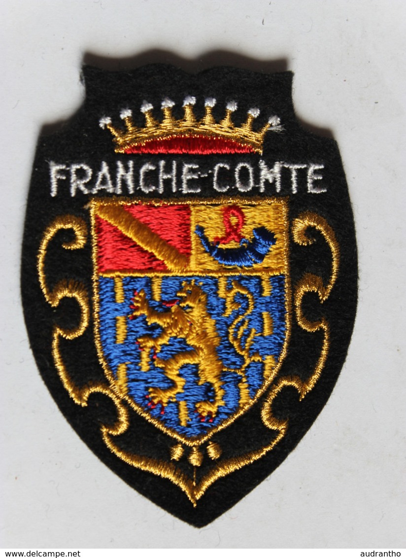 écusson Brodé Ancien Franche Comté Armoiries Blason - Ecussons Tissu