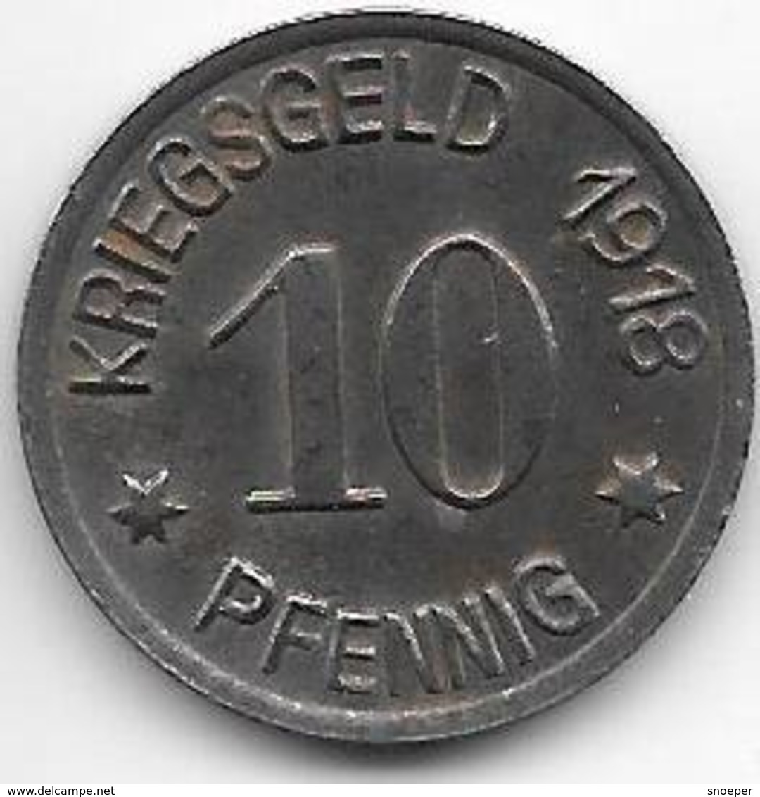 *notgeld  Oels 10 Pfennig 1918 Fe   400.2b - Andere & Zonder Classificatie