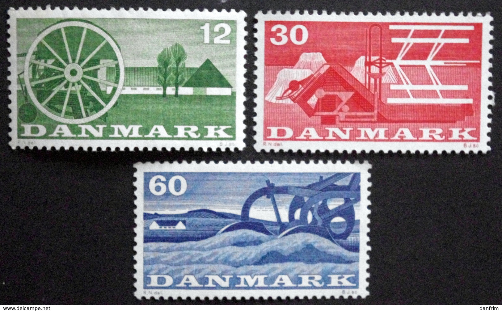 Denmark 1960  Agriculture / Landwirtschaft /   MiNr.378-80  MNH (**)  ( Lot  LL 507  ) - Unused Stamps