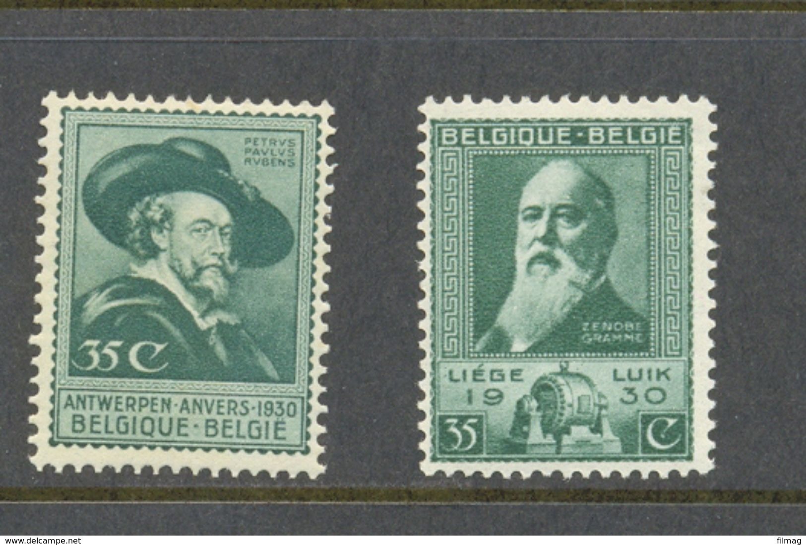299/300 RUBENS EN GRAMME POSTFRIS** 1930 - Unused Stamps