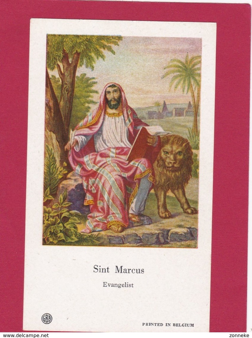 Devotieprent Sint Marcus - Santini