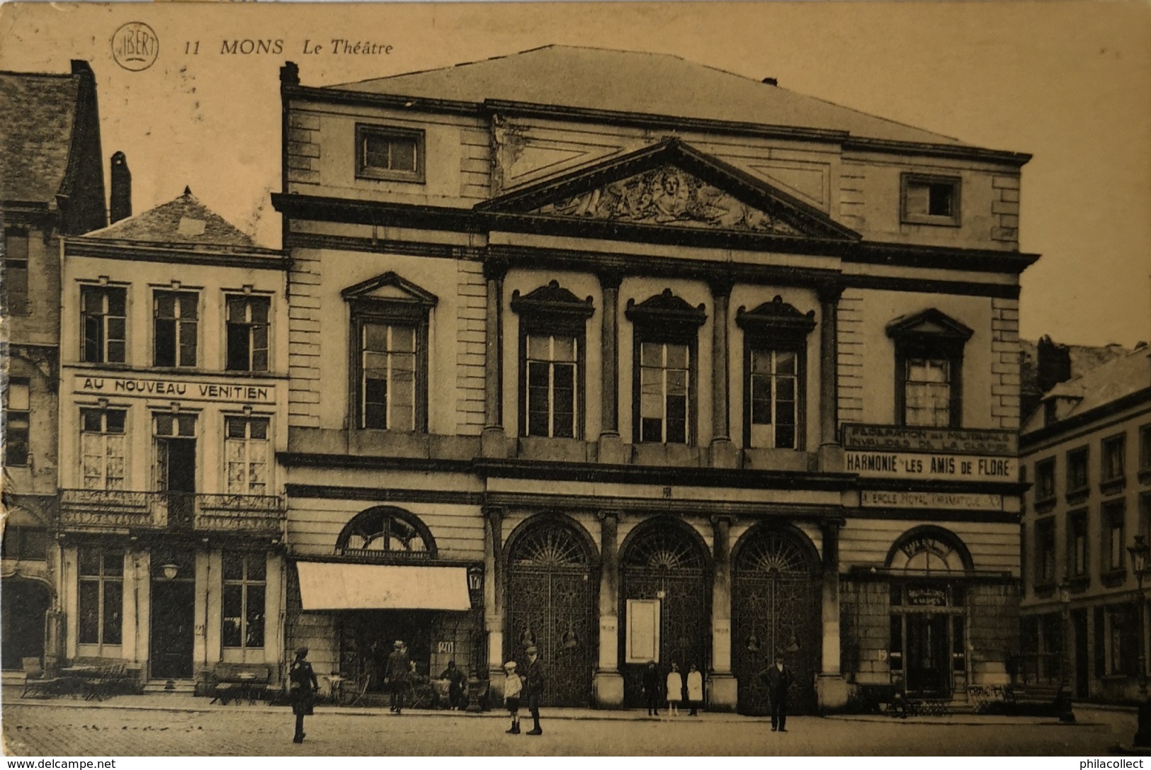 Mons // Theatre (belle Carte) 1921 - Mons