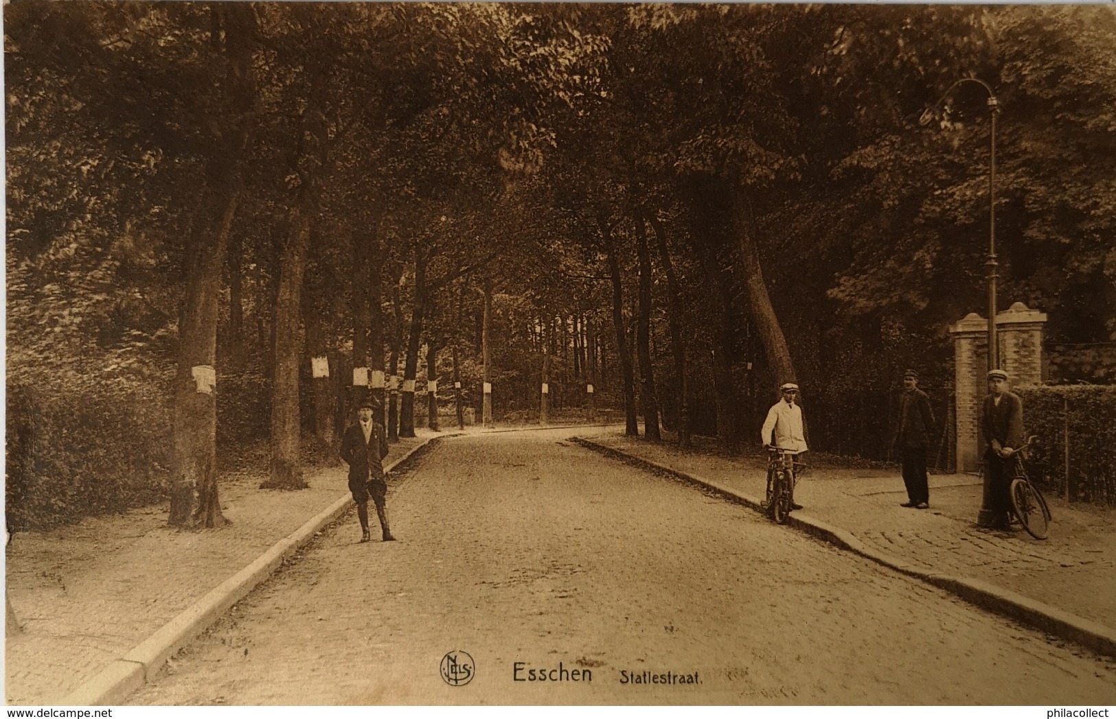 Essen - Esschen // Statiestraat (geanimeerd) 19?? - Essen