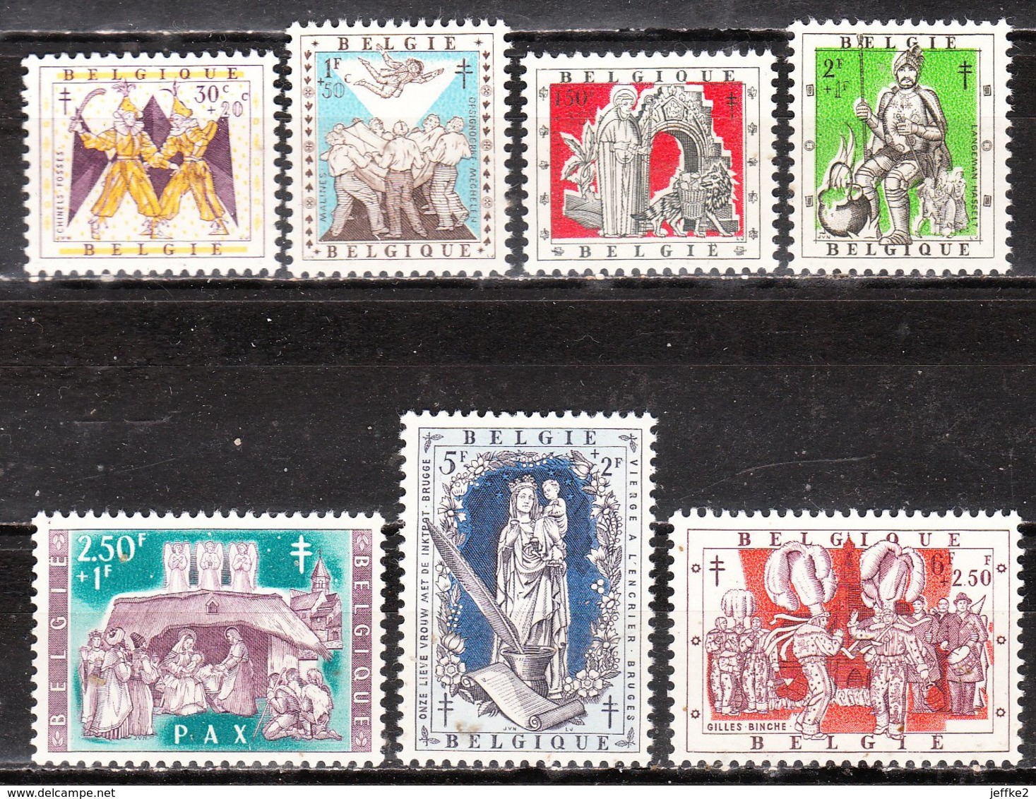 1039/45**  Légendes Et Folklore Belges - Série Complète - MNH** - Vendu à 10% Du COB!!!! - Neufs