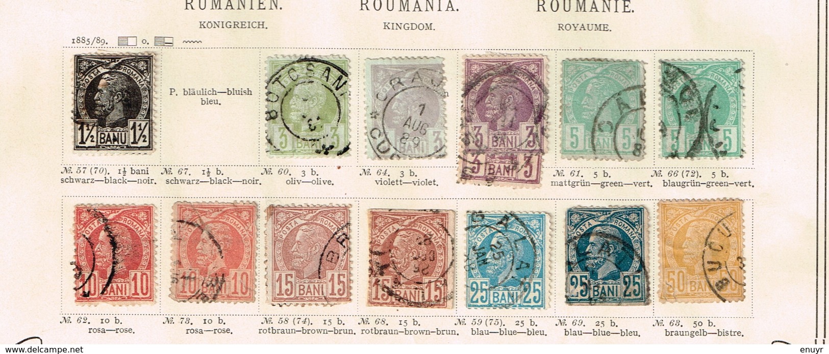 Roumanie. Ancienne collection. Old collection. Altsammlung. Oude verzameling.