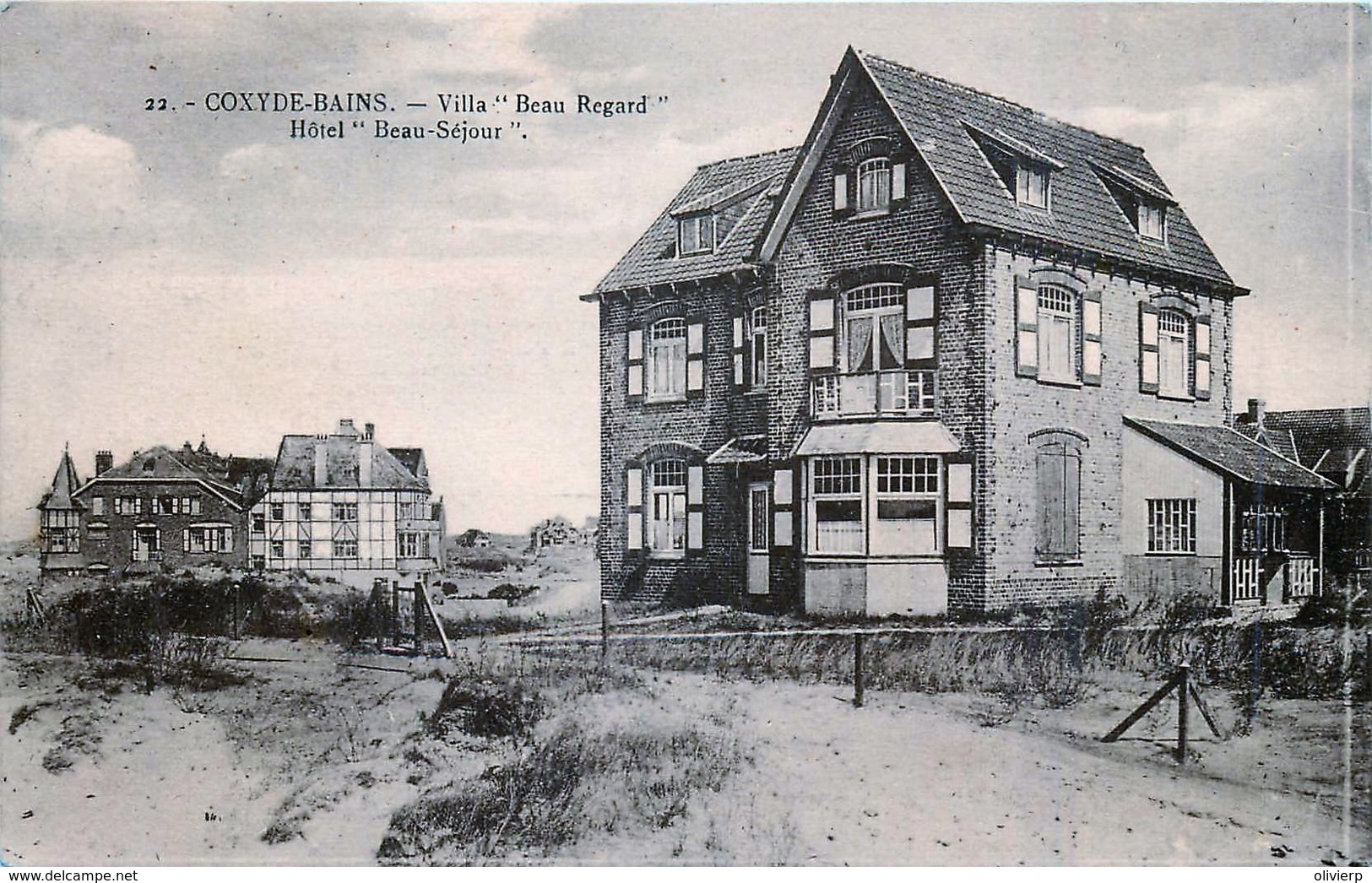 Coxyde - Villas : Beau-Regard - Hôtel Beau-Séjour - Koksijde