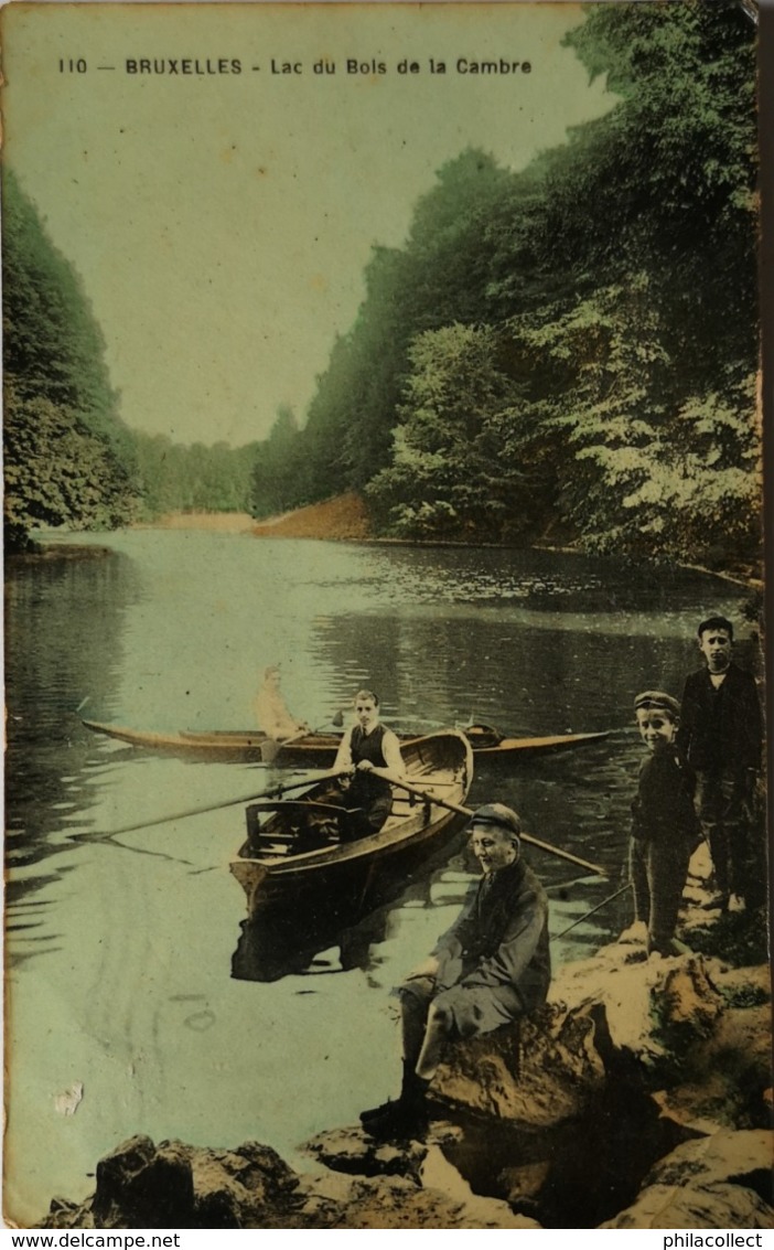 Bruxelles // Diff Vue Lac Du Bois De La Cambre 1909 - Bossen, Parken, Tuinen