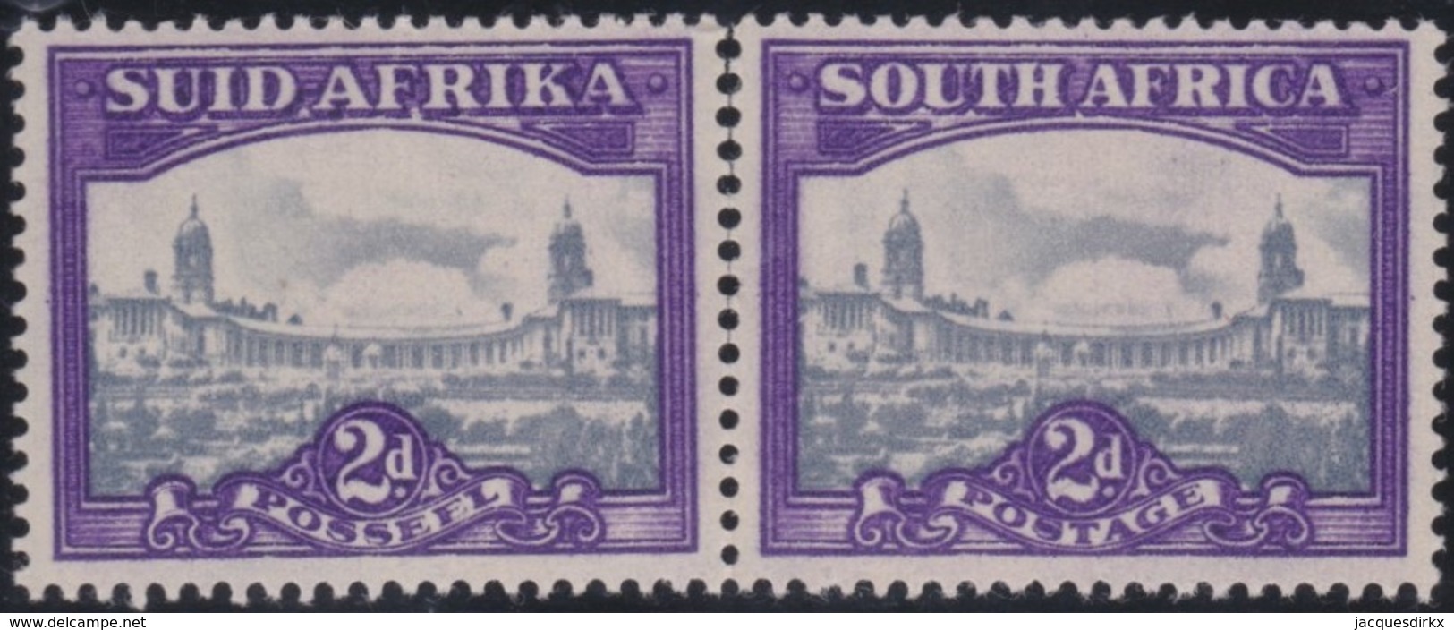 South Africa     .    SG   .   107a  Paire         .    **     .       MNH       .   /   .  Postfris - Neufs