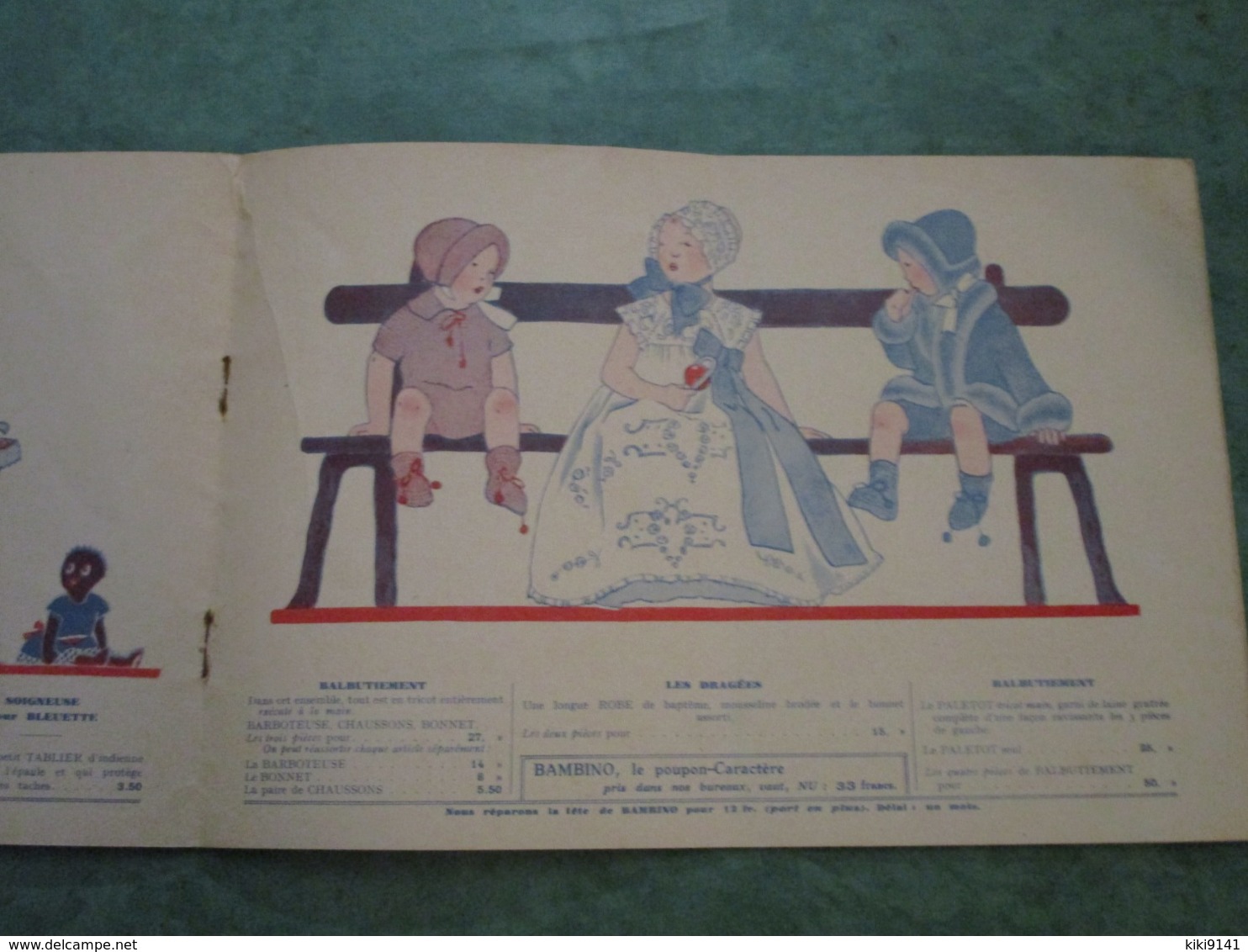 Catalogue/tarif Du Trousseau De BLEUETTE - ETE 1930 (12 Pages) - Dolls