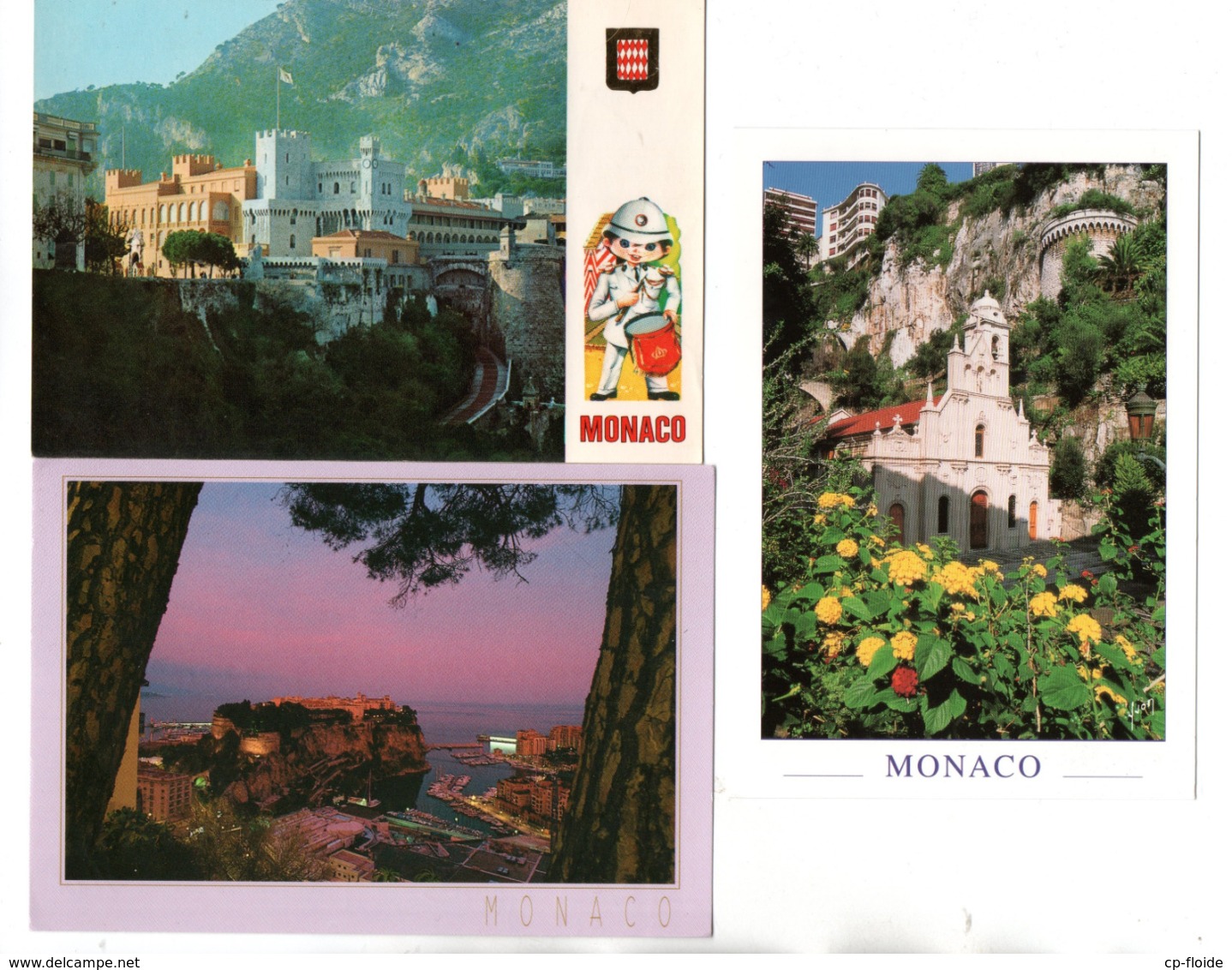 MONACO . 3 CARTES POSTALES  - Réf. N°23200 - - Verzamelingen