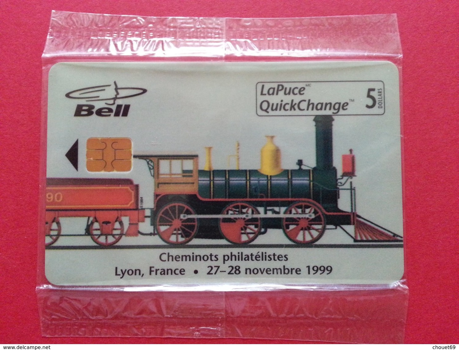 BELL CANADA B30338 Train Vapeur 1300 Ex Cheminot Lyon 1999 Pas TGV  - MINT NSB (BA1019C - Canada