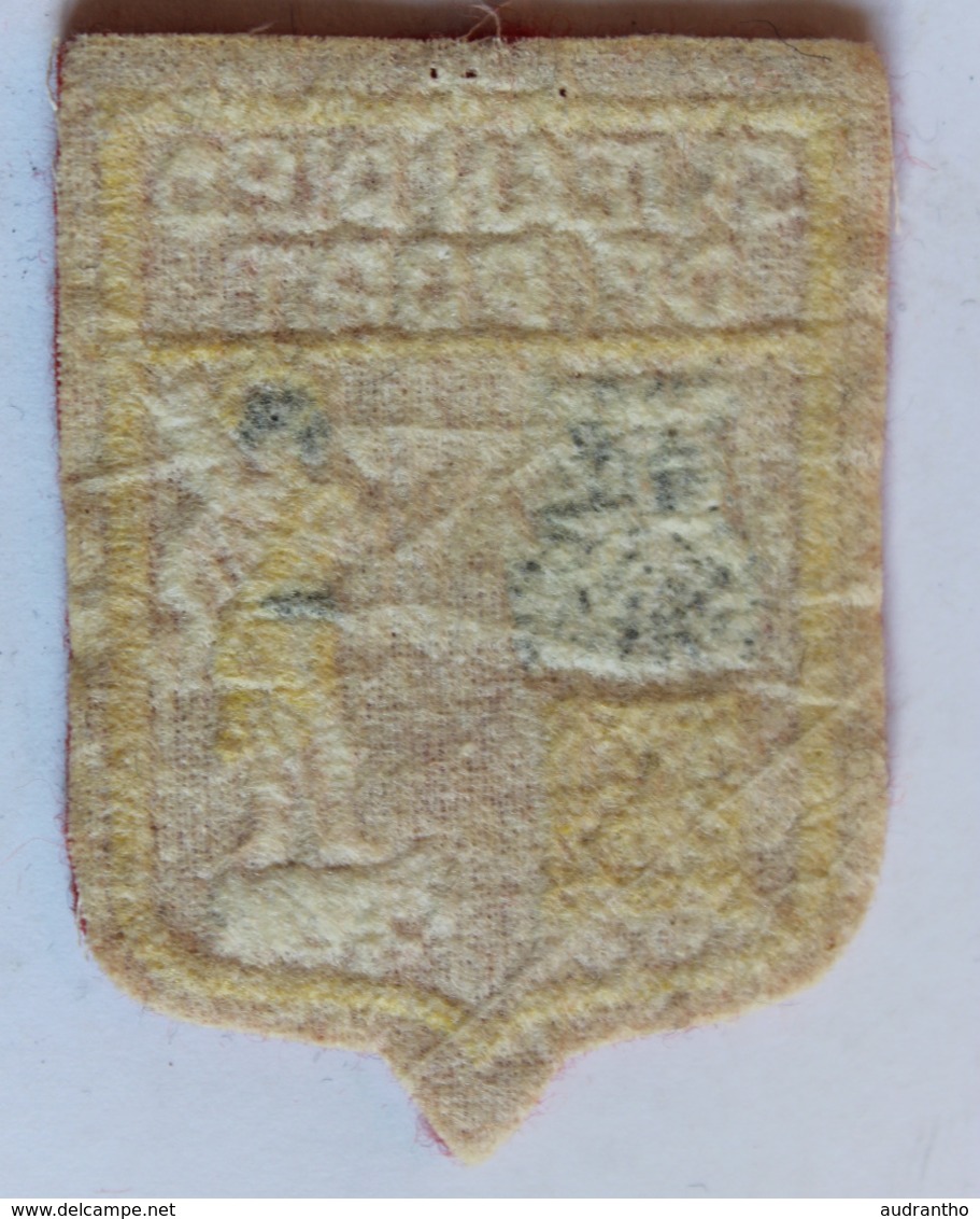 écusson Ancien Blason Saint Jean Pied De Port Armoiries Brodé - Ecussons Tissu