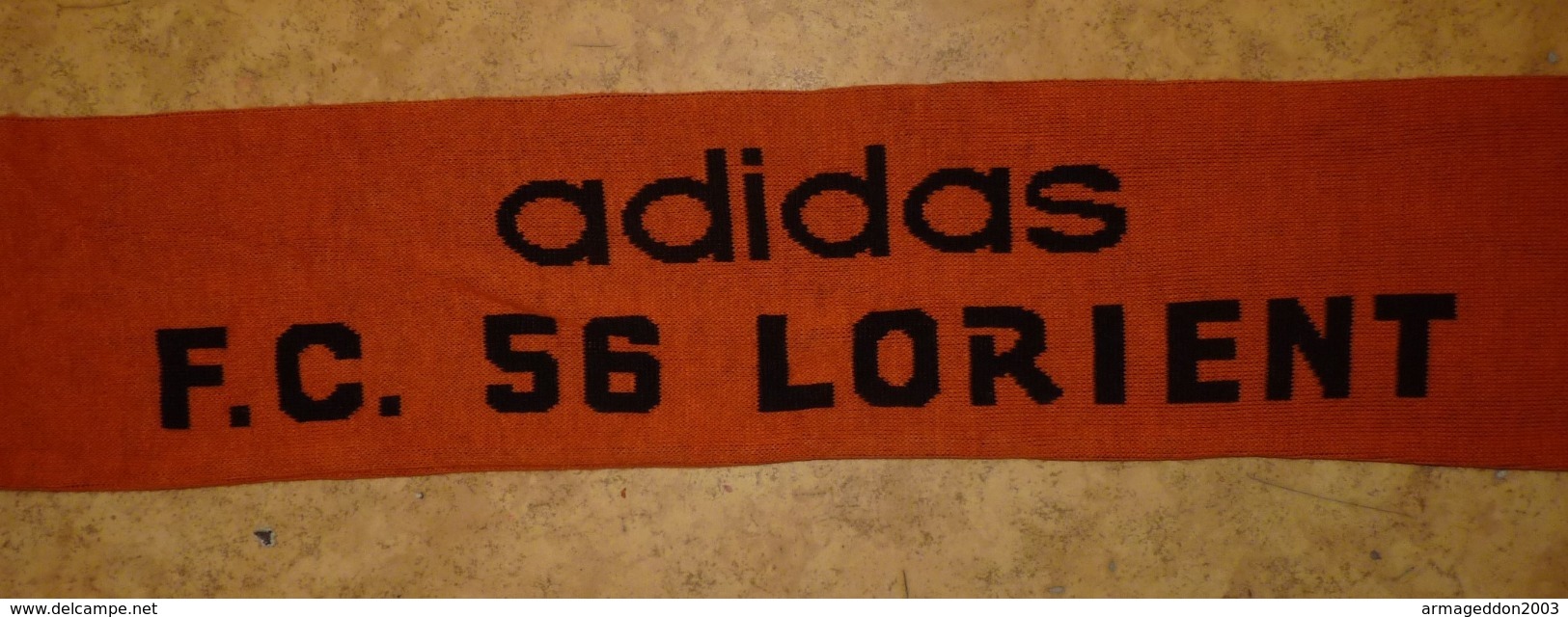 VERITABLE Echarpe FOOTBALL ADIDAS F.C. 59 LORIENT / BE  BON ETAT - Apparel, Souvenirs & Other