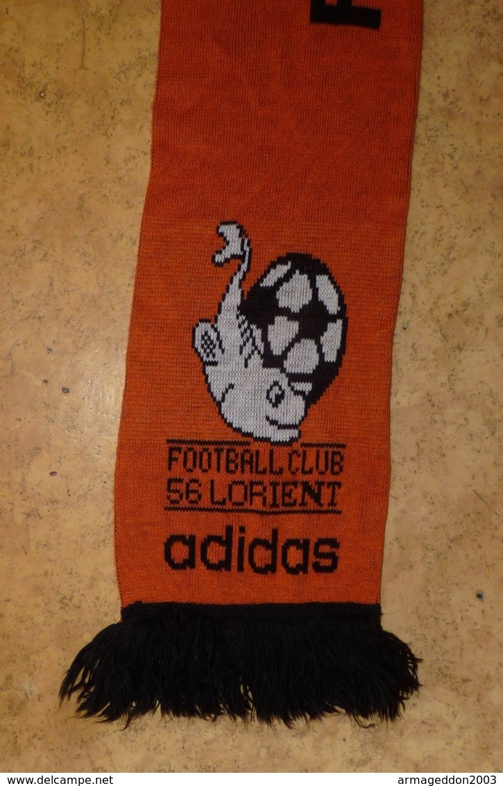 VERITABLE Echarpe FOOTBALL ADIDAS F.C. 59 LORIENT / BE  BON ETAT - Apparel, Souvenirs & Other