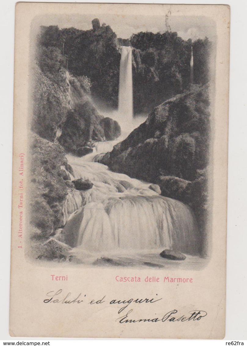 Terni (TR), Cascata Delle Marmore  - F.p.- Anni '1900 - Terni