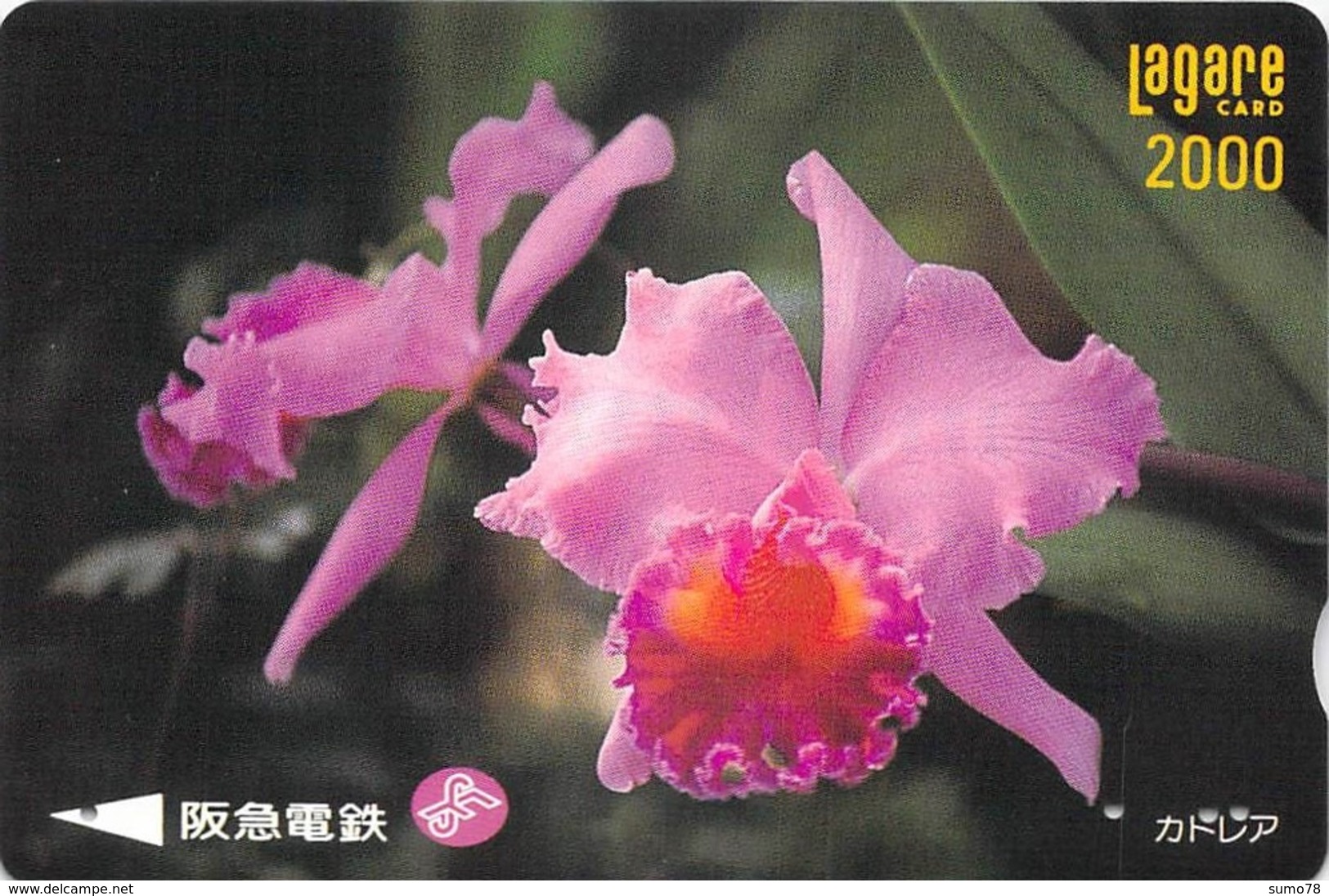 FLEUR - FLOWER - Carte Prépayée Japon - Blumen
