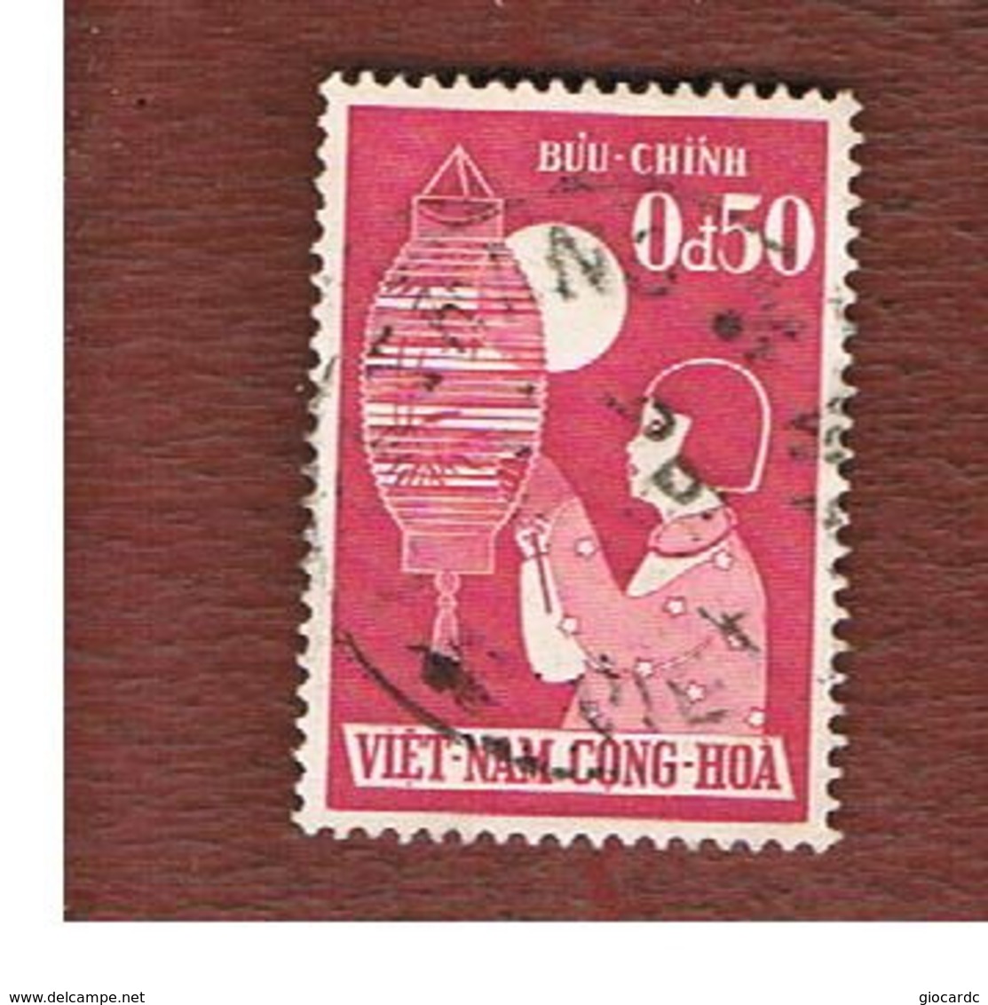 SOUTH VIETNAM  -  SG  S59  -  1958  CHILDREN FESTIVAL: GIRL            -  USED - Vietnam