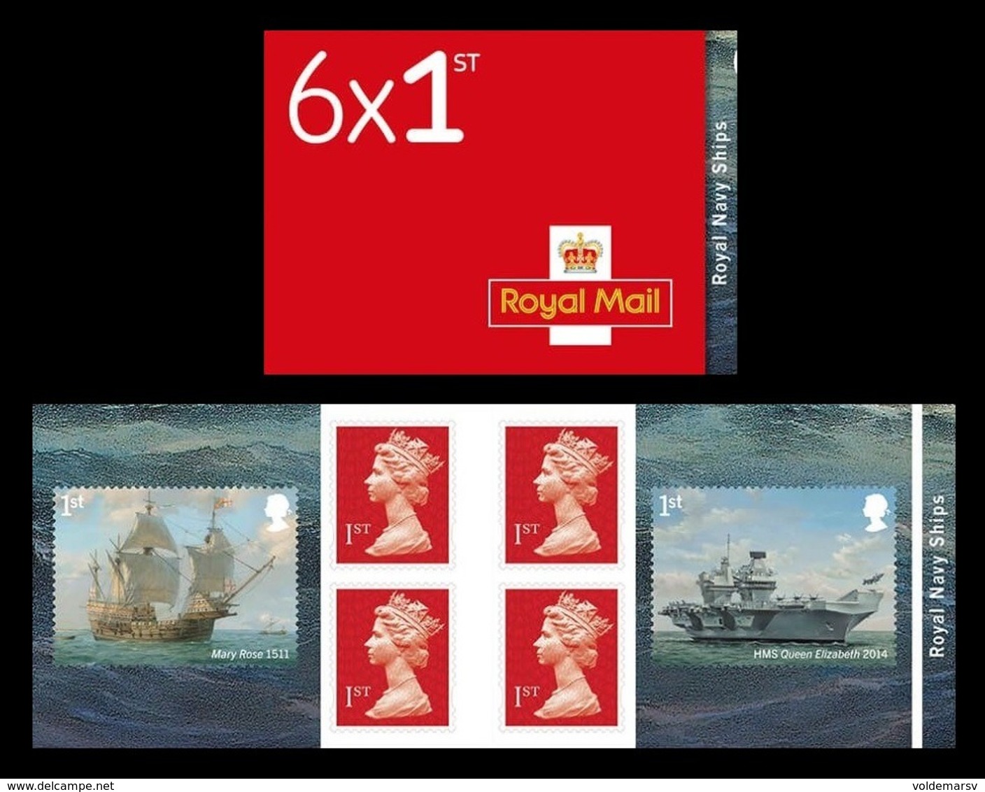 Great Britain 2019 Mih. 4450/51 Royal Navy Ships (I) (booklet) MNH ** - Nuevos