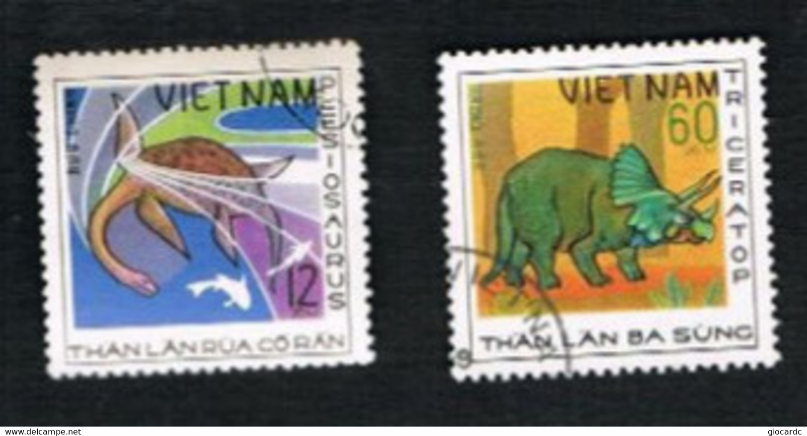 VIETNAM - SG 243.249  -     1979  PREHISTORIC ANIMALS     -  USED - Vietnam