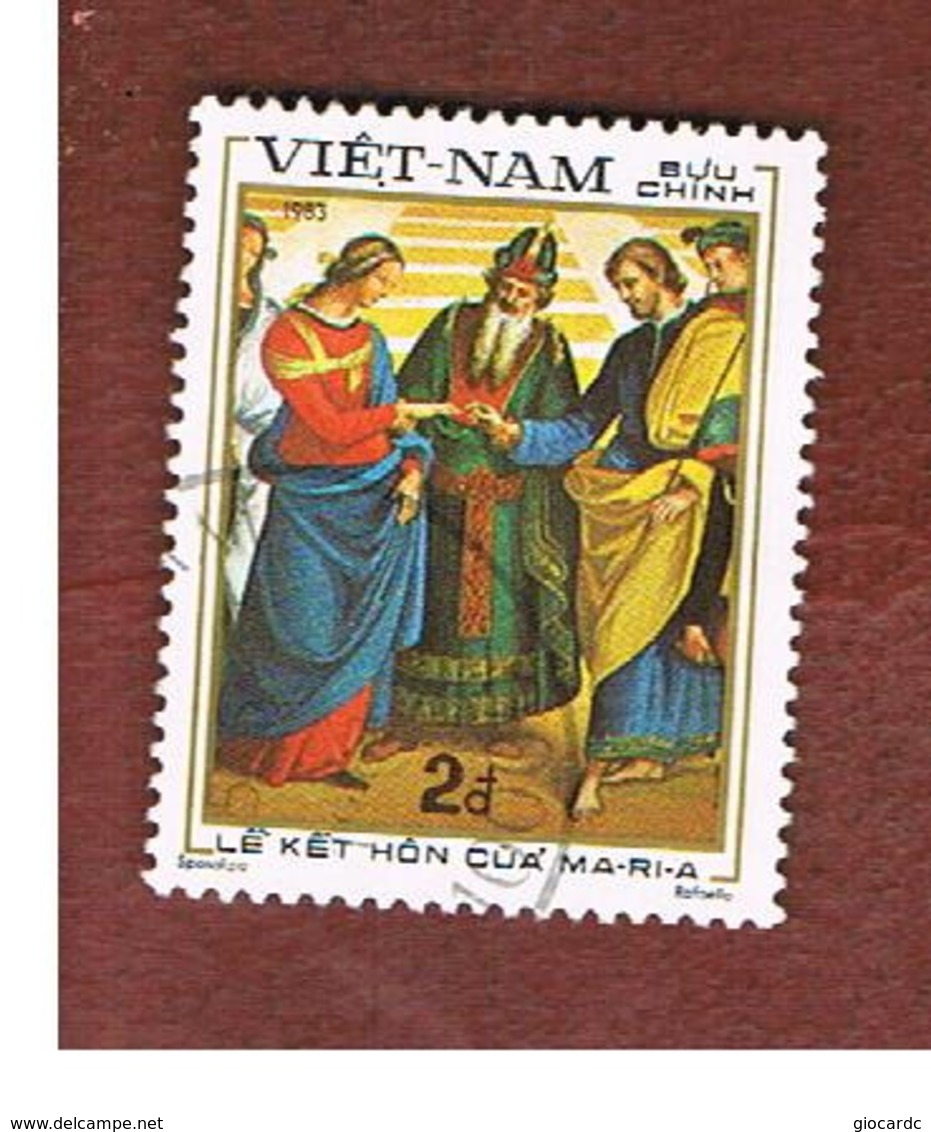 VIETNAM - SG 576  -     1983   RAFFAELLO: MARY MARRIAGE      -  USED - Vietnam