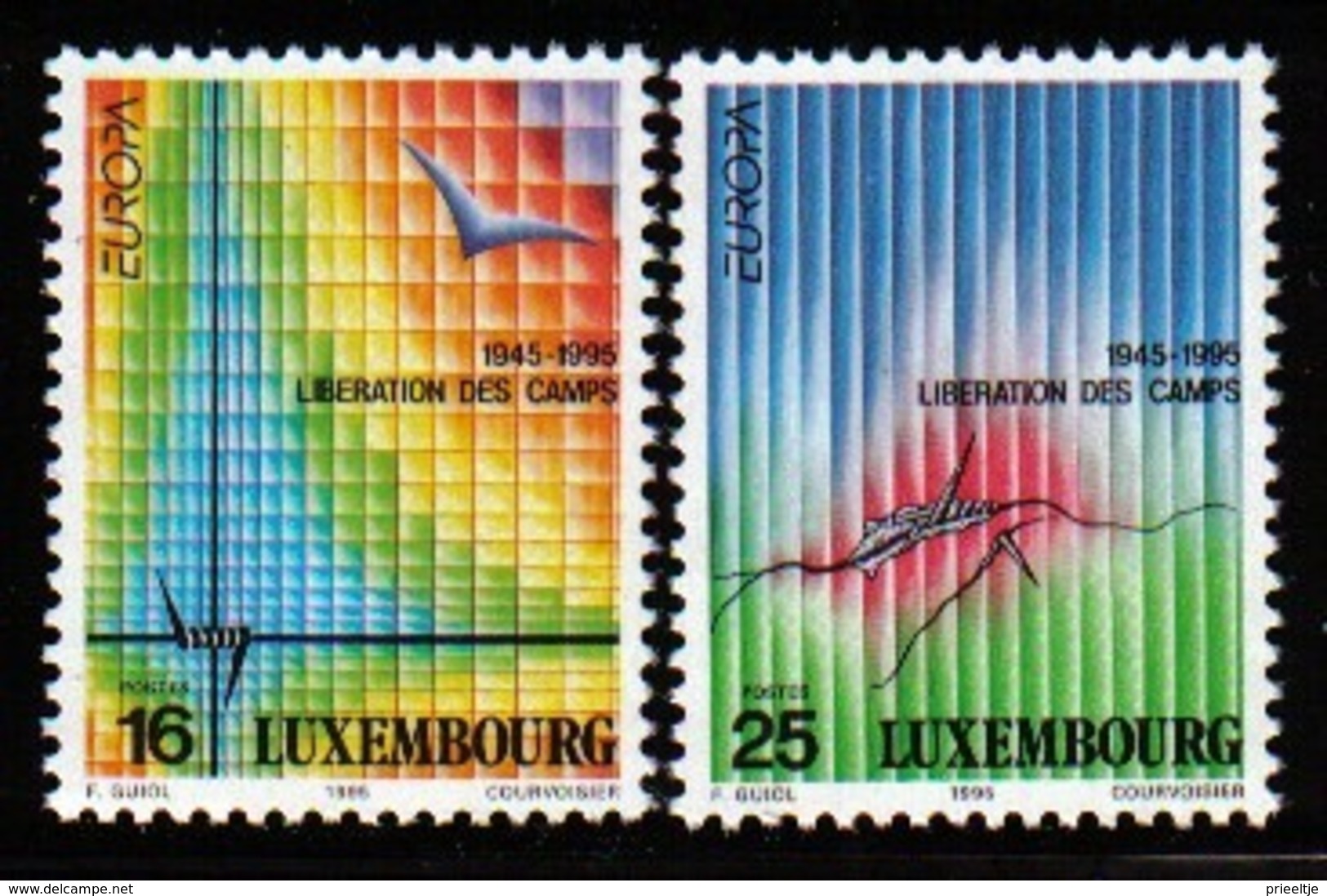 Luxemburg 1995 Europa Peace & Liberty Y.T. 1318/1319 ** - Ongebruikt